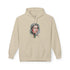 Palestine Woman Art Hoodie Unisex - Keffiyeh Scarf Dual-Sided Graphic Pullover